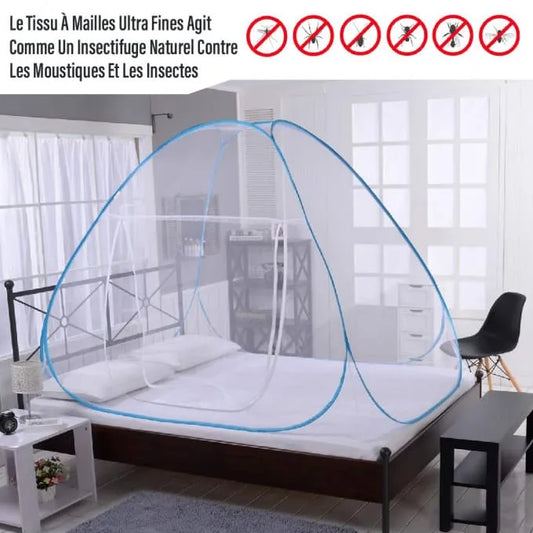 Tente Anti-moustique Pliable Et Portable Pour Lit Single Et Duo, Camping, Et Voyage. 🎪 - Univers Maroc