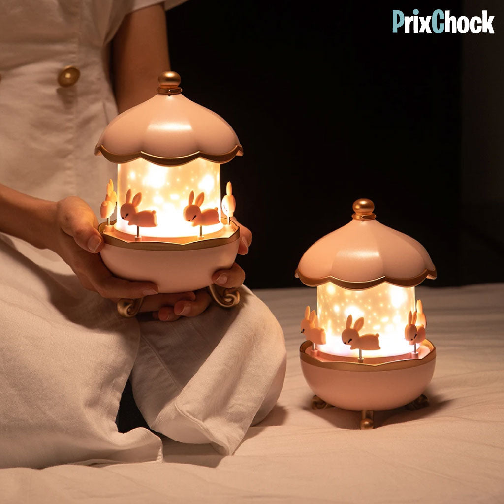 Veilleuse Décorative Lumineuse – Carrousel Magique Univers Maroc