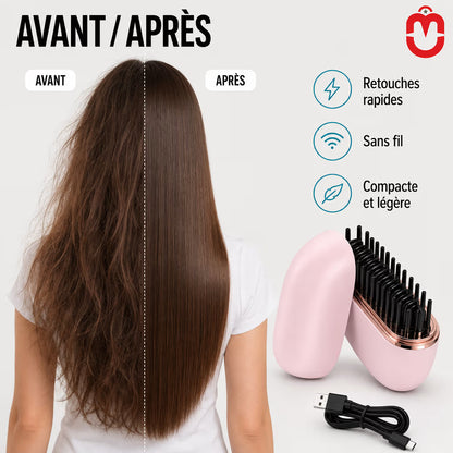 Brosse Lissante Chauffante Portable Univers Maroc