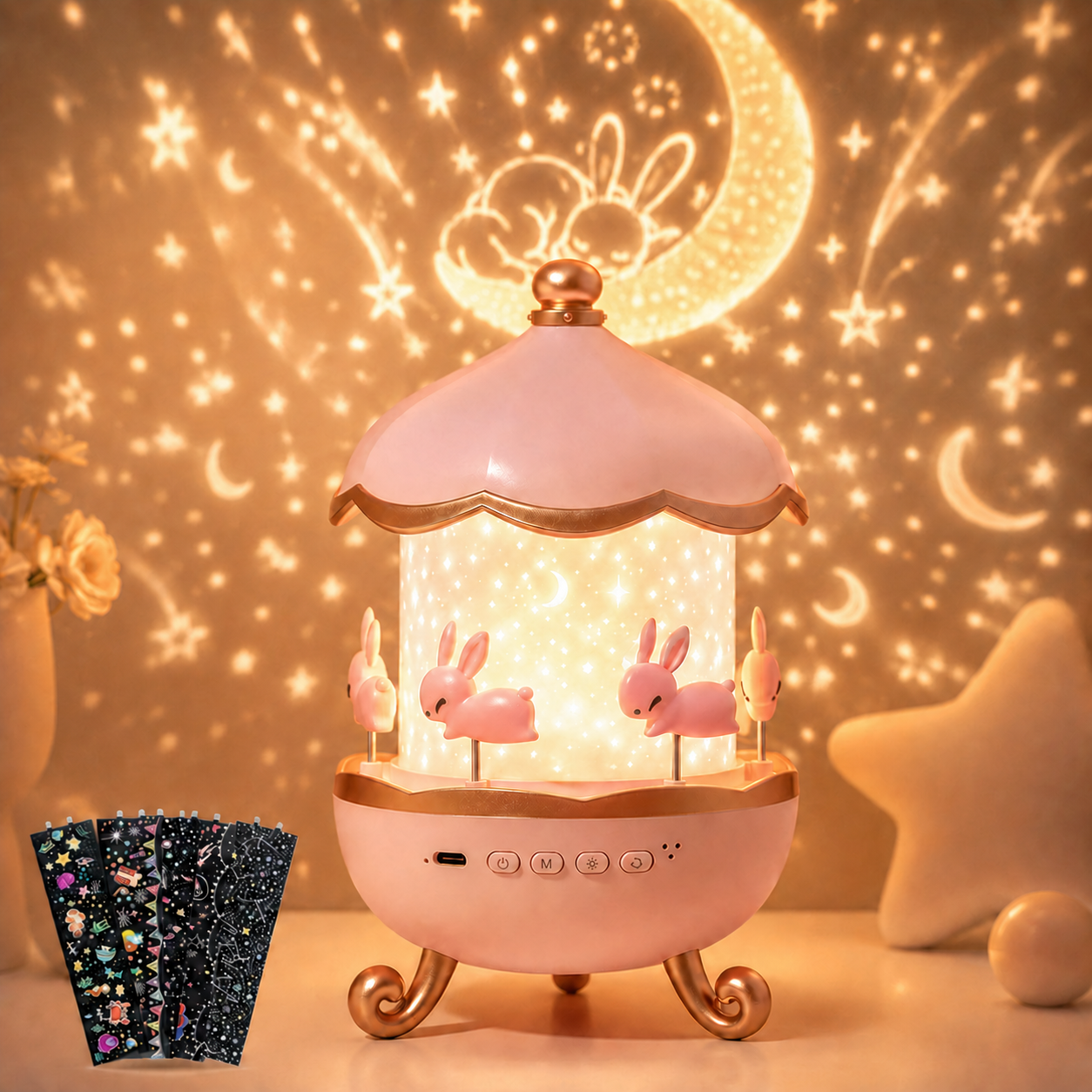Lampe Projecteur Décorative – Veilleuse Ciel Étoilé Univers Maroc