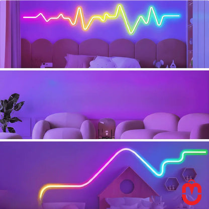 LED Flexible RGB – Éclairage Déco Intelligent - Univers Maroc