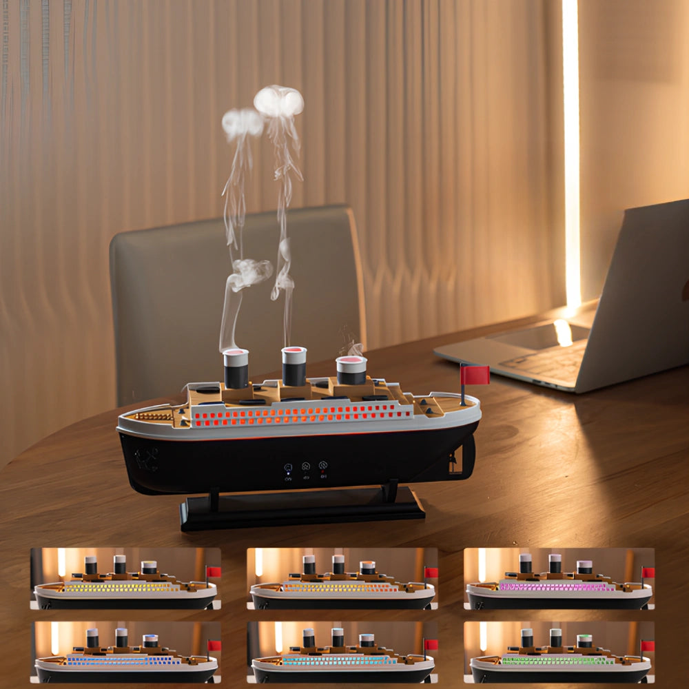 Humidificateur Titanic – Diffuseur d’Air Design avec Brume Relaxante - Univers Maroc