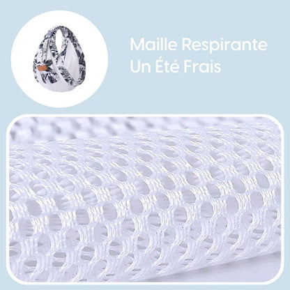 🔥PROMOTION 37% OFF - Écharpe Porte Bébé En Tissu De Maille Réglable À Double Usage, Avec Couverture Pour Allaitement.👼 - Univers Maroc