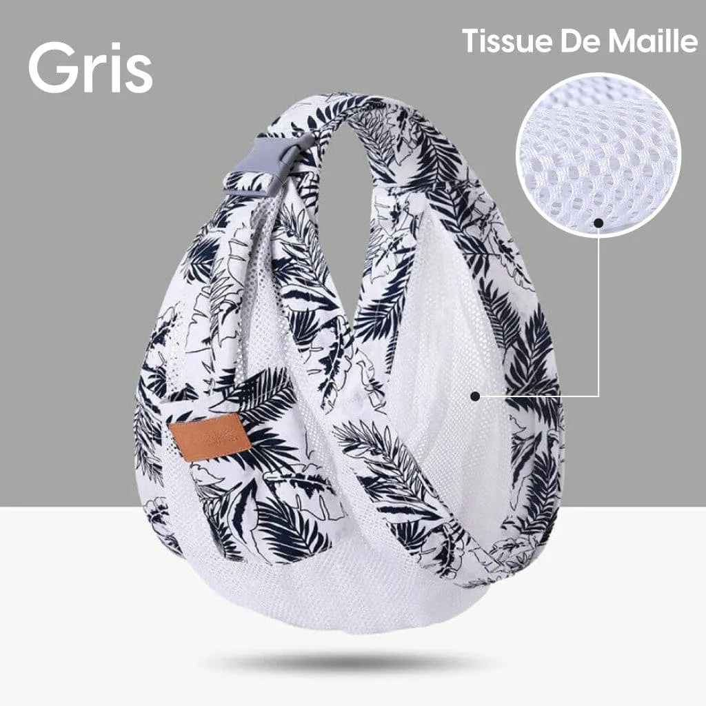 🔥PROMOTION 37% OFF - Écharpe Porte Bébé En Tissu De Maille Réglable À Double Usage, Avec Couverture Pour Allaitement.👼 - Univers Maroc