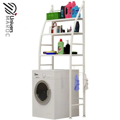 Support de rangement avec plusieurs étagères en acier inoxydable pour salle de bain 🚽🚾 - Univers Maroc