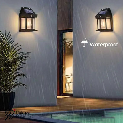 🔥PROMOTION 50% OFF - Lampe Led À Plaque Rechargeable En Énergie Solaire Étanche Avec Détecteur De Mouvement. - Univers Maroc