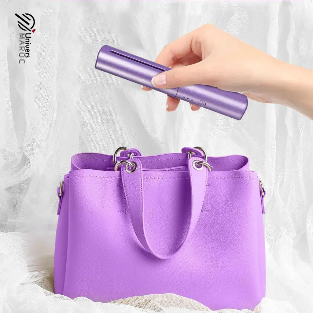 🔥PROMOTION 44% OFF - Brosse À Lisser Les Cheveux Sans Fil Rechargeable - Univers Maroc