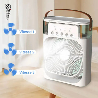 Climatiseur Portable 3-en-1 – Fraîcheur Instantanée à La Maison Comme Au Bureau - Univers Maroc