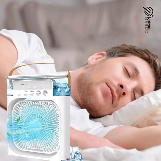 Climatiseur Portable 3-en-1 – Fraîcheur Instantanée à La Maison Comme Au Bureau - Univers Maroc