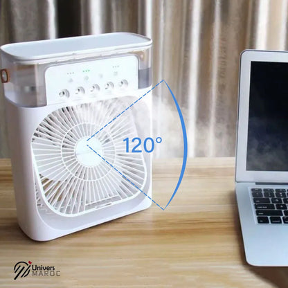 Climatiseur Portable 3-en-1 – Fraîcheur Instantanée à La Maison Comme Au Bureau - Univers Maroc