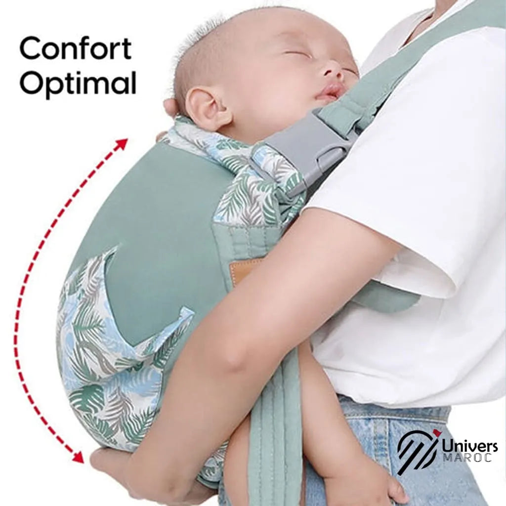 🔥PROMOTION 37% OFF - Écharpe Porte Bébé En Tissu De Maille Réglable À Double Usage, Avec Couverture Pour Allaitement.👼 - Univers Maroc