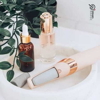 Lime À Pied Électrique Pour Nettoyage De La Peau Dure Et Morte De Talons Et Ongles À 2 Rouleau - Univers Maroc