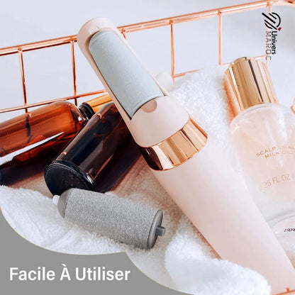 Lime À Pied Électrique Pour Nettoyage De La Peau Dure Et Morte De Talons Et Ongles À 2 Rouleau - Univers Maroc