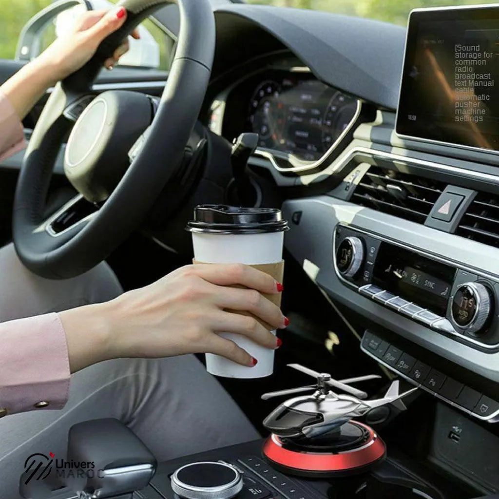 Diffuseur Solaire En Métal De Qualité Supérieure Pour Voiture Avec De L'huile De Parfum - Univers Maroc