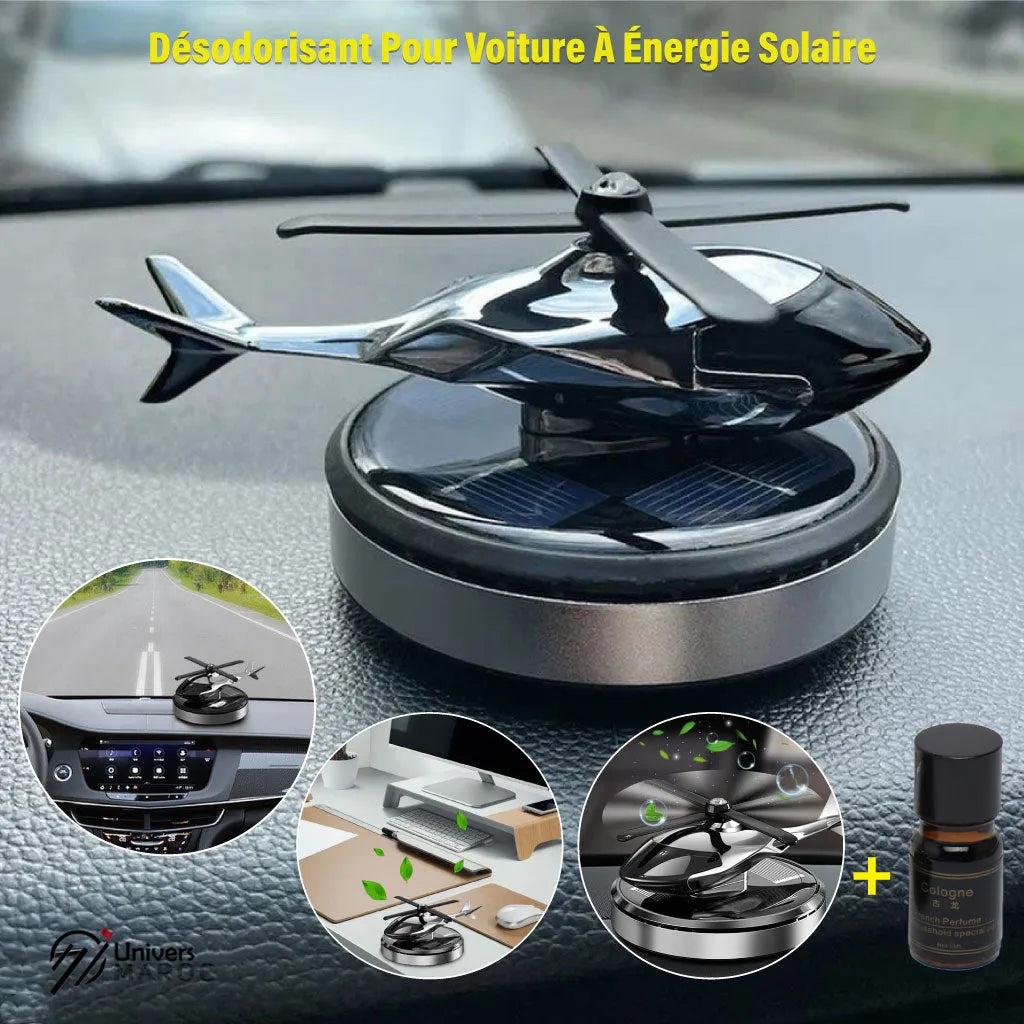 Diffuseur Solaire En Métal De Qualité Supérieure Pour Voiture Avec De L'huile De Parfum - Univers Maroc