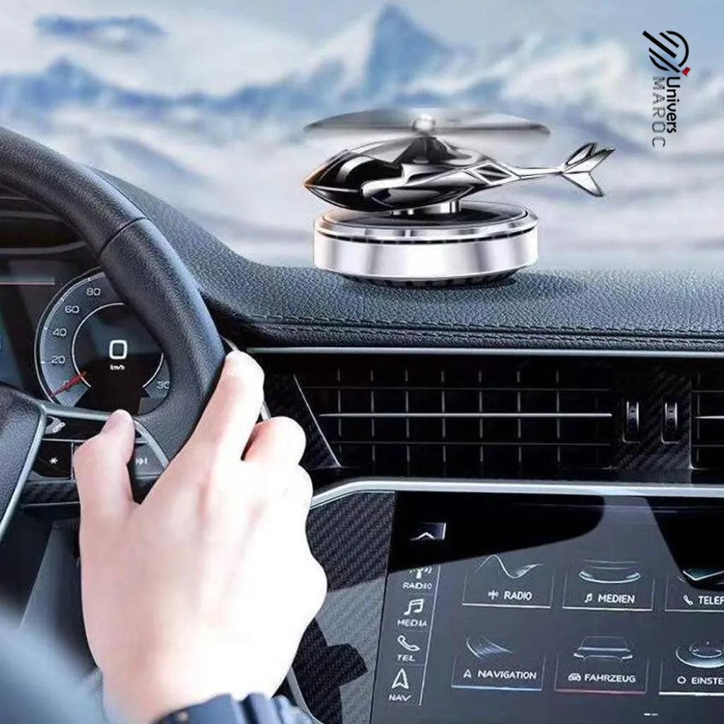 Diffuseur Solaire En Métal De Qualité Supérieure Pour Voiture Avec De L'huile De Parfum - Univers Maroc