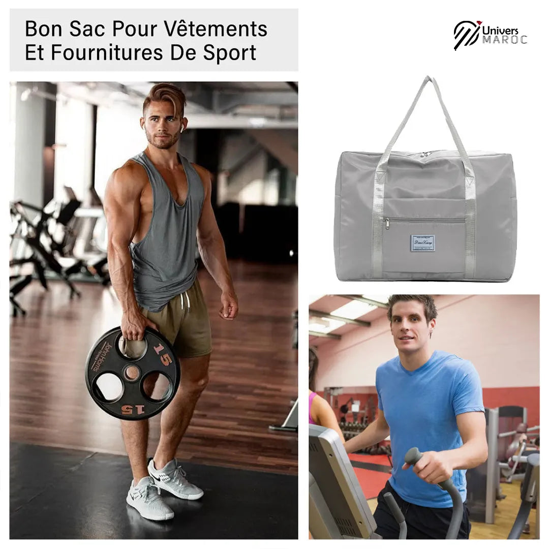Sac De Voyage Ultime Imperméable Et Pliable De Grande Capacité Avec Poche - Univers Maroc