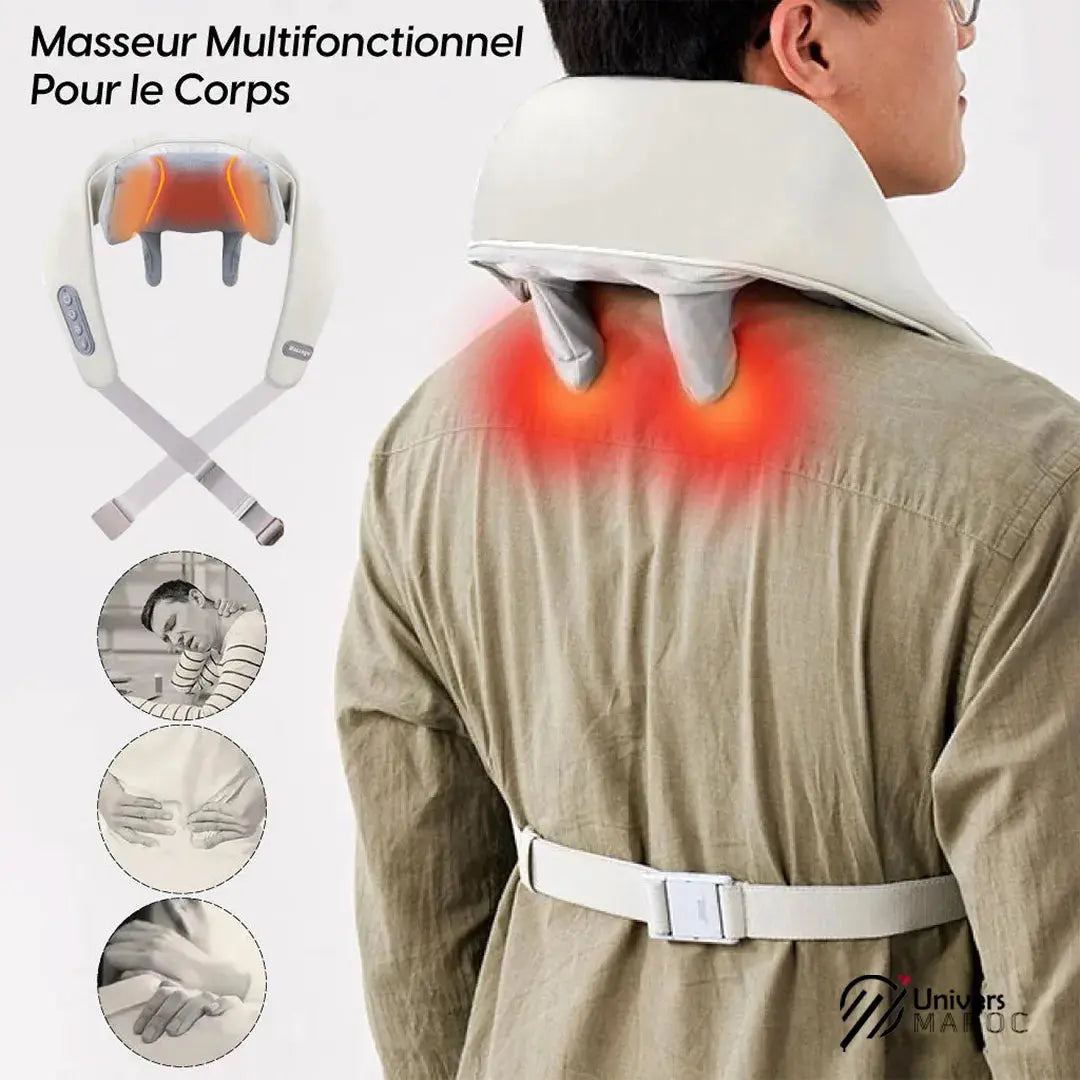 Masseur Pour Le Cou Et Les Épaules Pour Soulager La Douleur. - Univers Maroc