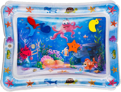Tapis d’Eau Gonflable pour Bébé Avec 6 Créatures Marines - Univers Maroc