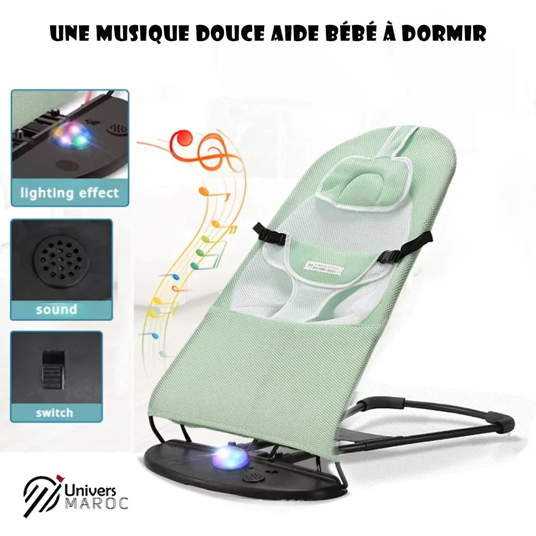 🔥PROMOTION 55% OFF - Chaise berçante confortable pour Bébé.👼 - Univers Maroc