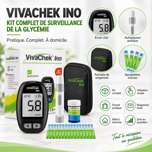 Appareil de Mesure de Glycémie - VIVACHEK INO 🩸 Univers Maroc