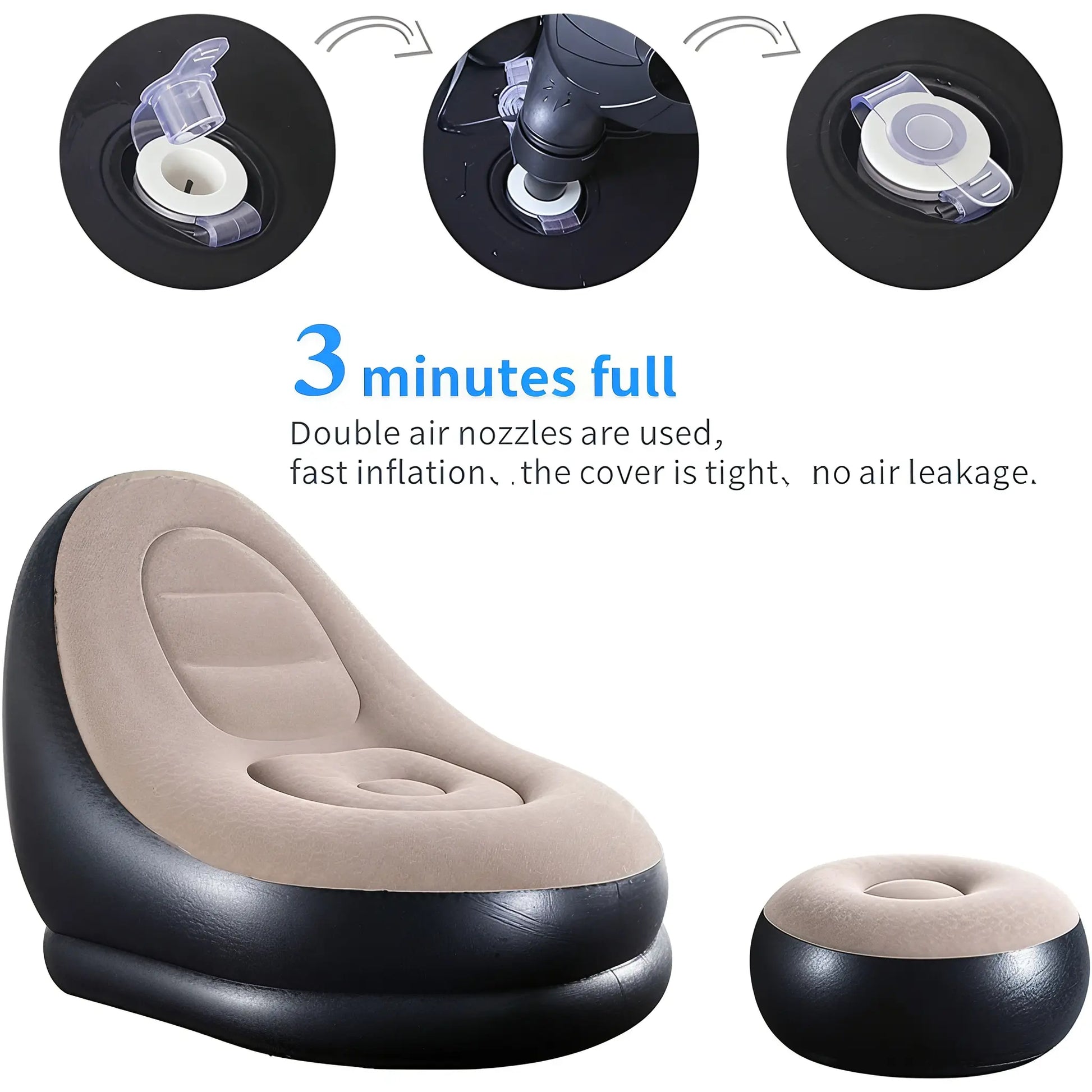 Fauteuil Gonflable Intex Ultra Lounge en Forme d'Œuf - Confort et Élégance pour Votre Détente - Univers Maroc