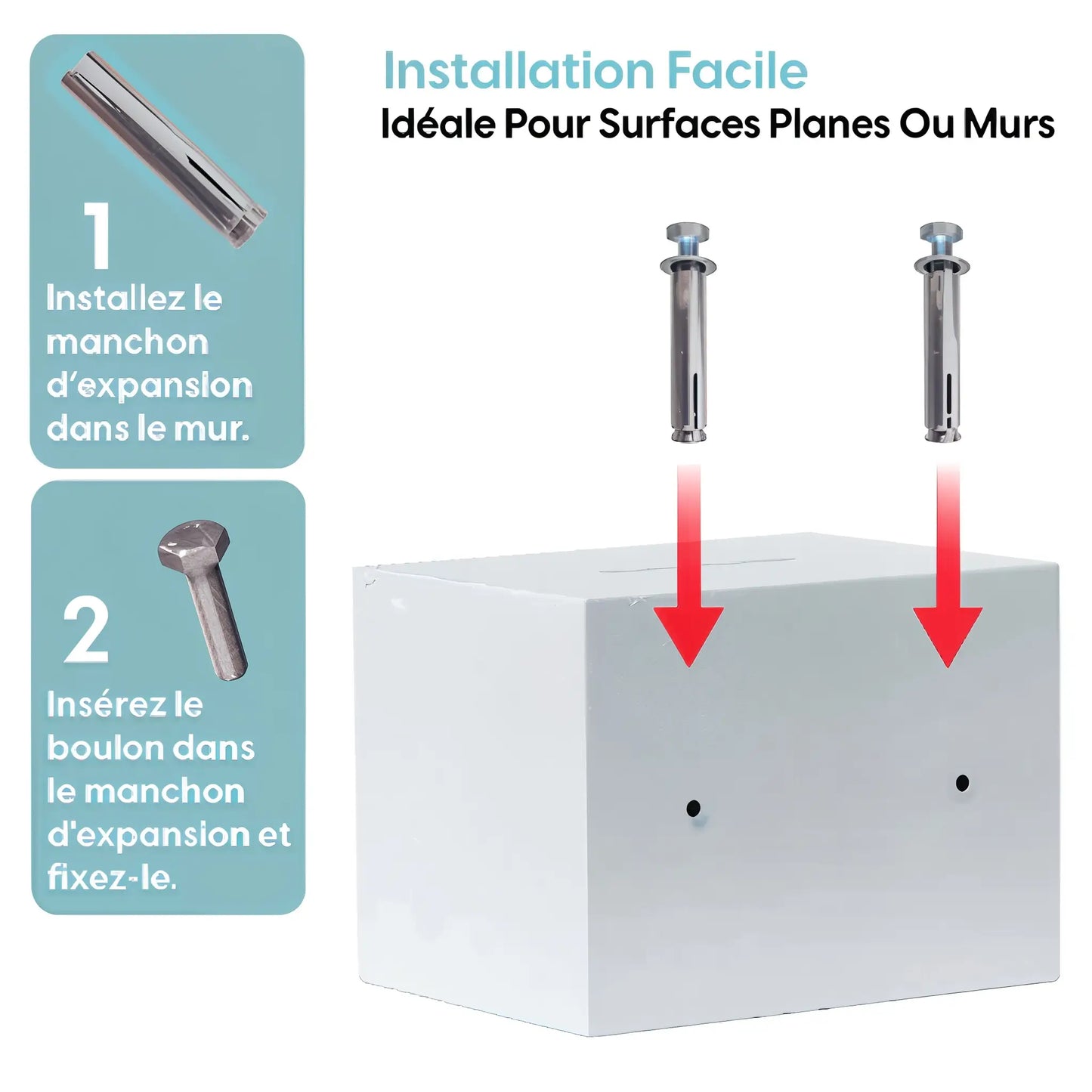Coffre Fort électronique Avec des clés de sécurité 35x25x25cm - Univers Maroc