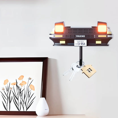 Porte-Clés Mural Voiture Rétro avec Phares LED – Décoration Vintage et Pratique - Univers Maroc