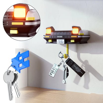 Porte-Clés Mural Voiture Rétro avec Phares LED – Décoration Vintage et Pratique - Univers Maroc