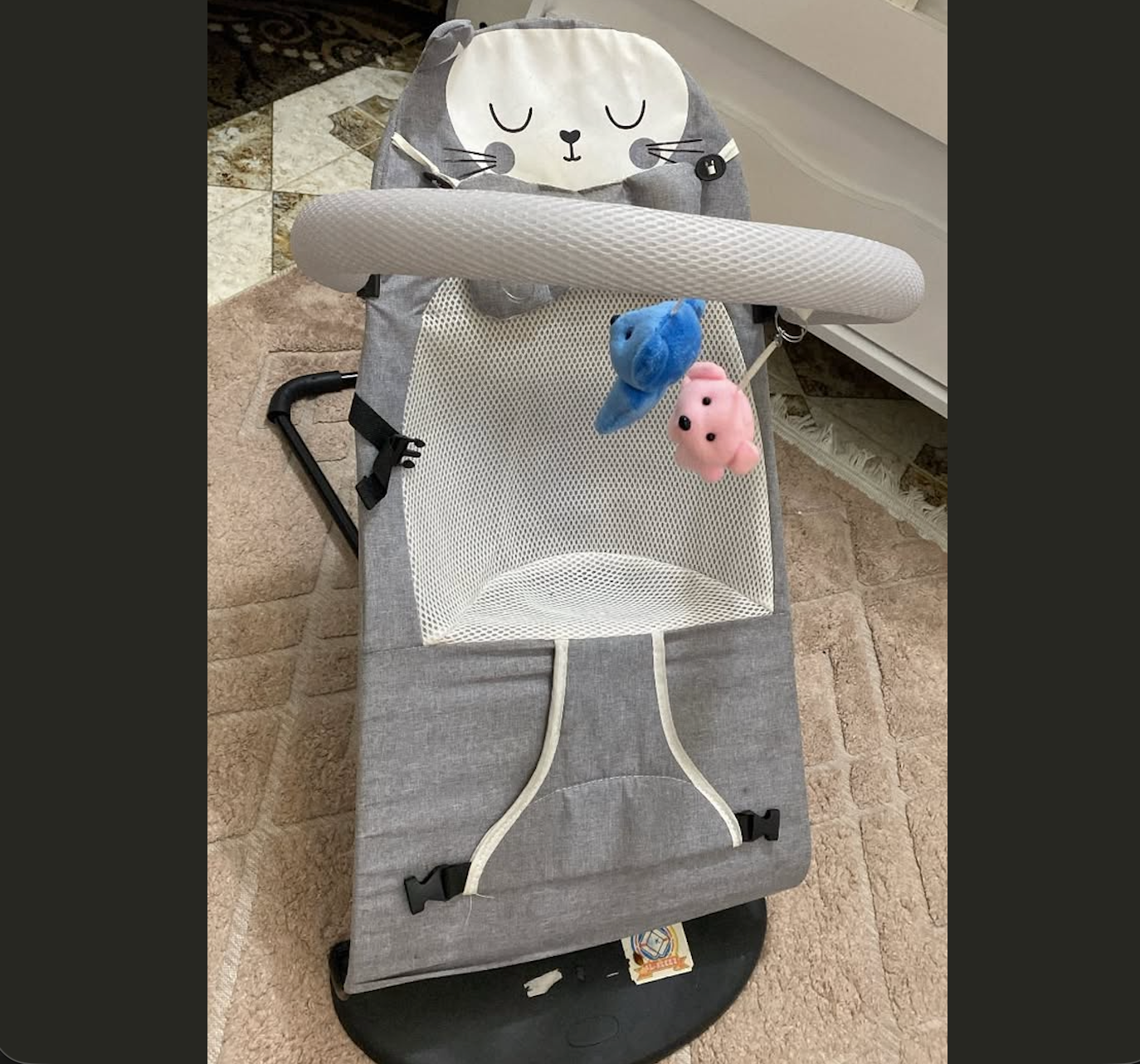 Chaise transat Bébé Premium avec Jouets, Musique & Lumière. - Univers Maroc