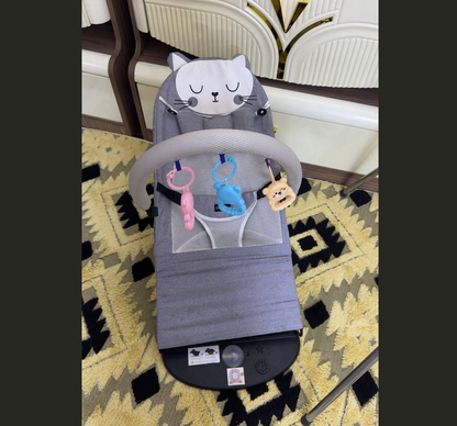Chaise transat Bébé Premium avec Jouets, Musique & Lumière. - Univers Maroc