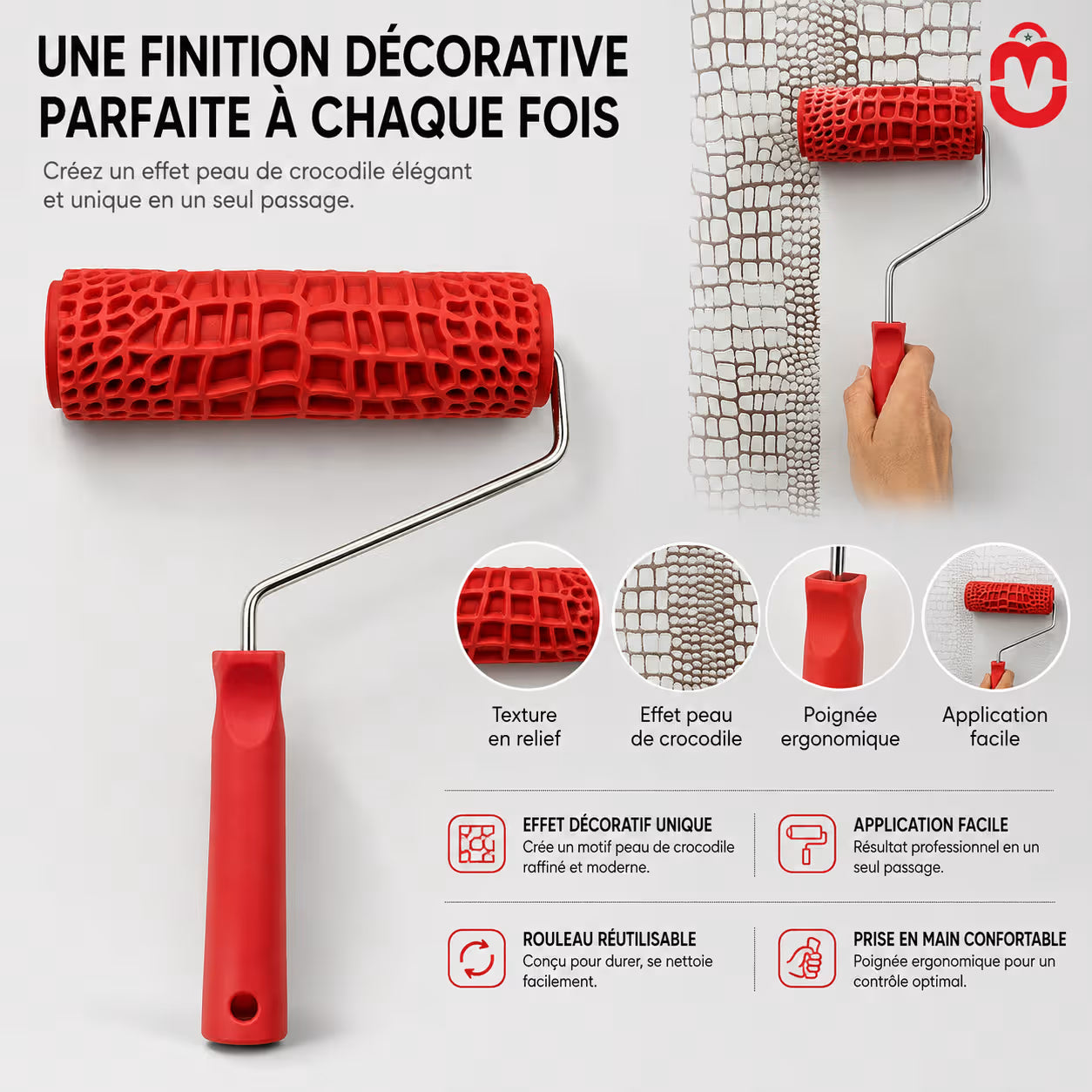 Rouleau Peinture Effet Décoratif Univers Maroc