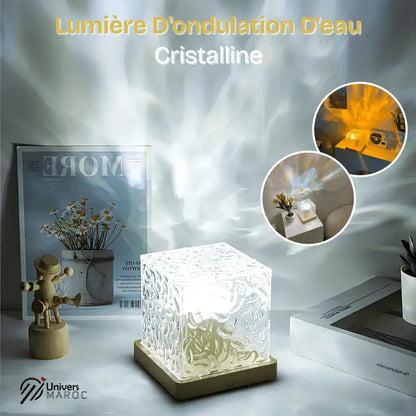 Lampe LED Effet Eau – Ambiance Magique et Relaxante pour Votre Intérieur✨🌊 - Univers Maroc