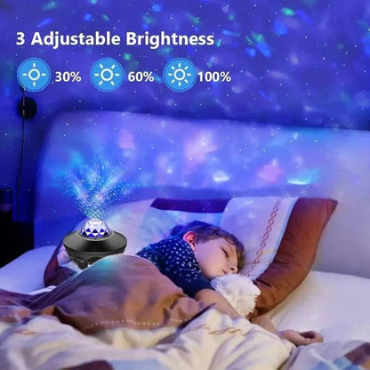 Projecteur Galaxie LED – Ambiance Ciel Étoilé avec Haut-Parleur & Télécommande - Univers Maroc