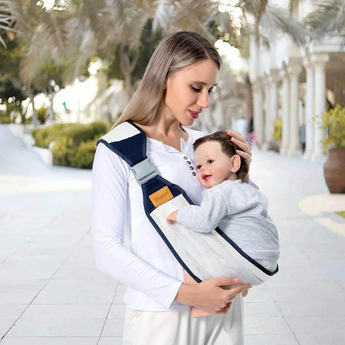 🍼 Porte-Bébé Ergonomique & Respirant – Allaitement Facile | De 0 à 3 Ans - Univers Maroc