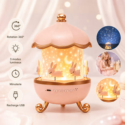 Lampe Projecteur Décorative – Veilleuse Ciel Étoilé 12 Effets - Univers Maroc